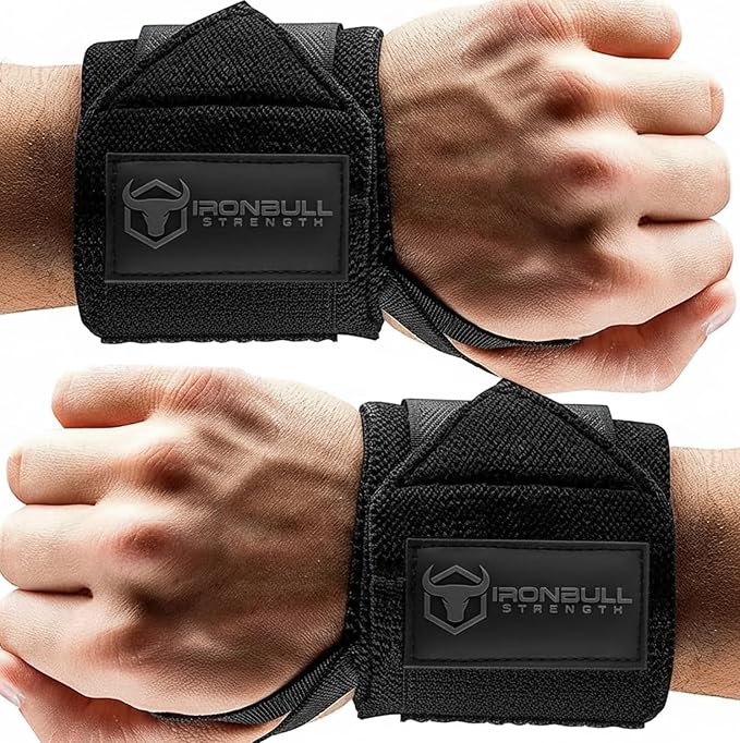 Wrist Wraps for Weightlifting (USPA & IPL Approved) - 18” Premium Quality Wrist Straps for Weightlifting - Weight Lifting Wrist Wraps with Thumb Loop - Best Gym Wrist Wraps for Lifting Weights, Curls & Dips - Lifting Wrist Wraps for Bench, Powerlifting...