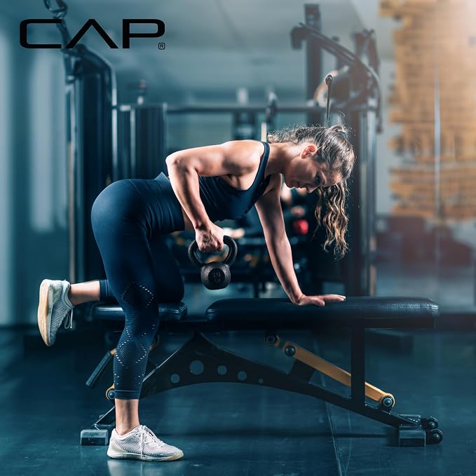 CAP Barbell Cast Iron Kettlebell - Singles and Sets, Multiple Weight Choices
