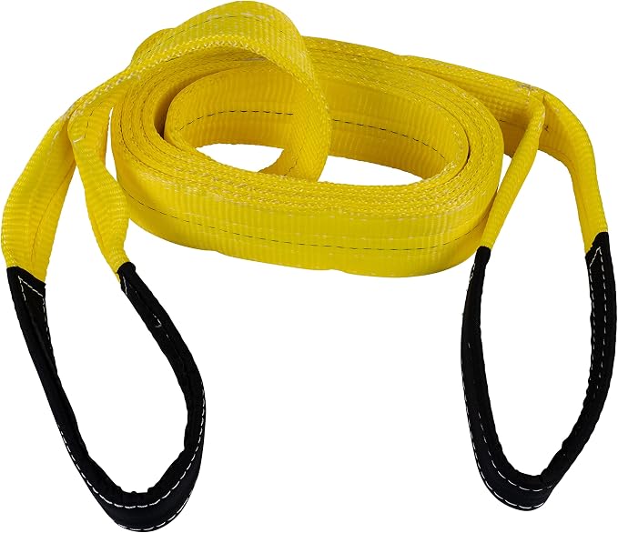 Keeper - 16’ x 4" Performance Engineered Cargo and Load Lift Sling with Flat Loops - Type 3, Class 7 Rated Cargo Sling