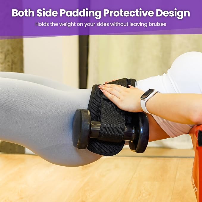 Hip Thrust Belt, Balency Hip Thrust Belt for Dumbbells Heavy, Booty Belt for Hip Thrust, Slip-Resistant Padding Hip Thrusts Belt for Gym or Home Workouts, Hip Thrust Band for Dumbbell Kettlebell Plate