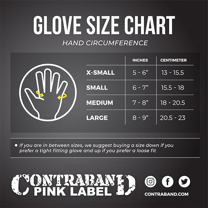 Contraband Pink Label 5537 Womens Micro Weight Lifting Gloves w/Grip-Lock Silicone Padding (Pair) - Minimalist Half Gloves - Apple Watch Friendly