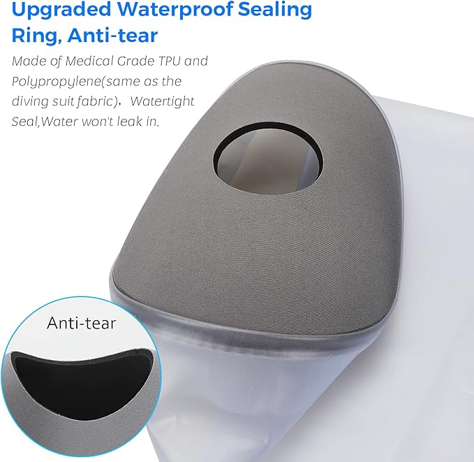 PICC Line Shower Cover Medium, PICC Line Covers for Upper Arm, Reusable | IV&PICC Line Sleeve, Waterproof Cast Covers for Shower Arm Protector for Chemotherapy Broken Elbow Bandage Dressing Wound