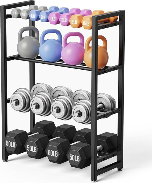 3 Tier Dumbbell Rack, Weight Rack for Home Gym