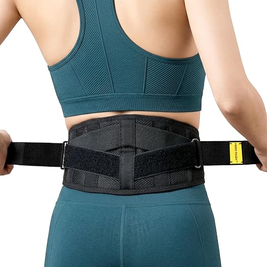 Lower Back Brace for Women and Men, Adjustable Back Brace with Back Support Belt and Back Support Brace, Slim Breathable Lumbar Support for Daily Stability, Back Braces XS/S(Waist:26''-31.5'')