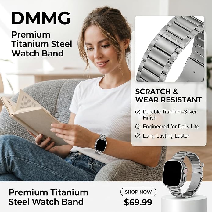 For Apple Watch Band 49mm 46mm 45mm 44mm 42mm 41mm 40mm 38mm, Stainless Steel Quick Release Tool-Free Band, For iWatch Ultra 3 2 1 SE Series 11 10 9 8 7 6 5 4 3 2 1