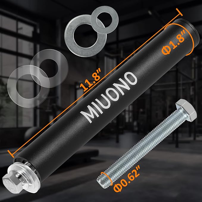 Weight Plate Holder, Power Rack Attachments for Olympic 2-Inch Weight Plate Storage, Fits 2x2, 2x3, 3x3 Power Cages with 1" or 5/8" Holes
