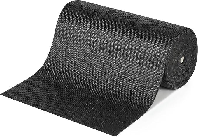 Nuanchu Yoga Mat Roll 24 inch Width, 4mm Thick Non Slip Exercise Mat, Large Anti Tear Gym Flooring for Home Workout, Fitness, Senior Dog Floor Protection