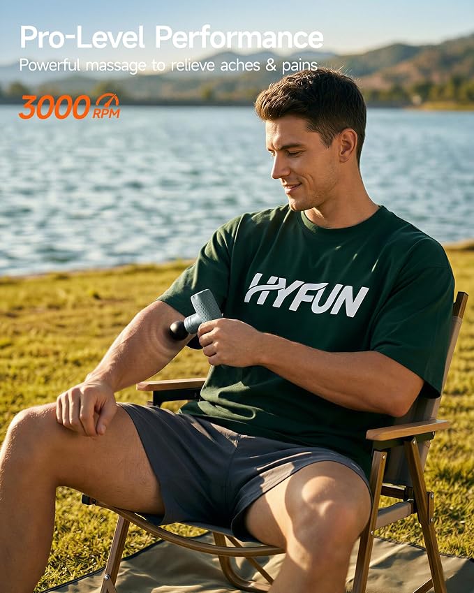 Super Mini Massage Gun, Deep Tissue Travel Massager for Muscle Relief