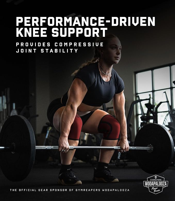 Gymreapers 5MM Knee Sleeves for Weightlifting, Squats, Powerlifting, and Functional Training – Compression Knee Support for Men & Women – Joint Protection & Recovery – Pair