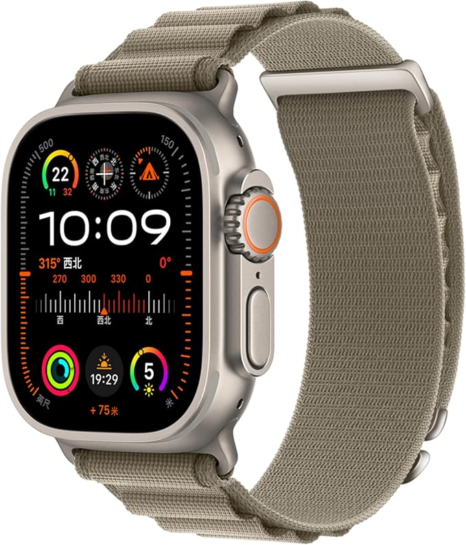 Alpine Nylon Sport Bands Compatible with Apple Watch Ultra Band 49mm 46mm 45mm 44mm 42mm Men Women, Stretch Loop Strap with D-Hook for iWatch Series 10 Ultra SE 9 8 7 6 5 4 3 2 1 (Olives, 49mm/46mm/45mm/44mm/42mm(Series 3))