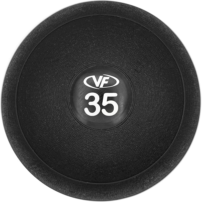 Valor Fitness Slam Ball - Durable Weighted Ball for Crossfit, Strength Training, HIIT, and Cardio Workouts, Non-Bounce Design, Multiple Weights Available