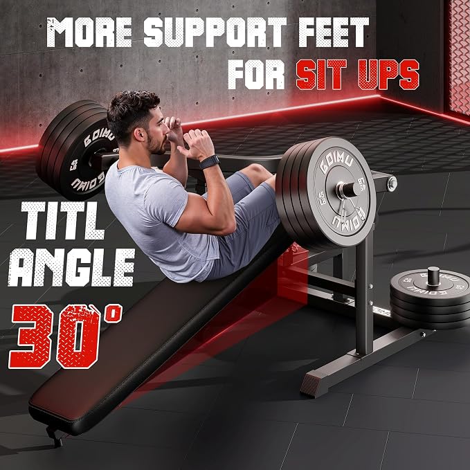 Chest Press Machine, GOIMU Z1-PRO Weight Bench Press Machine with Independent Arms, Adjustable Flat Incline Bench Press for Chest, AB Workout Home Gym Equipment