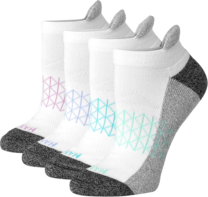 Hanes Women's Socks, 4-pack, Absolute Active Cushioned Moisture-wicking Best Women's Socks, Crew, Ankle and No Show