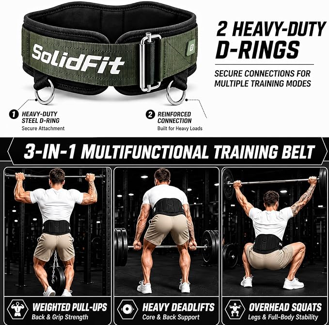 2-in-1 Weight Lifting and Dip Belt with 37.4-Inch Steel Chain men | Comfortable neoprene padding and a 37.4-inch heavy-duty steel chain for weighted dip, squat, pull-up and powerlifting.