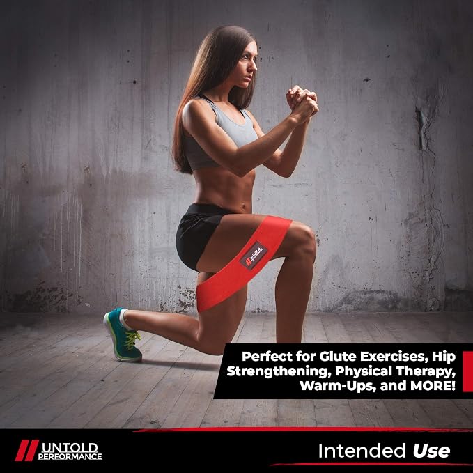 Heavy Resistance Bands - Hip Bands for Working Out, Premium Exercise Bands Resistance, Durable Resistance Bands for Strength, Flexibility & Glute Workouts