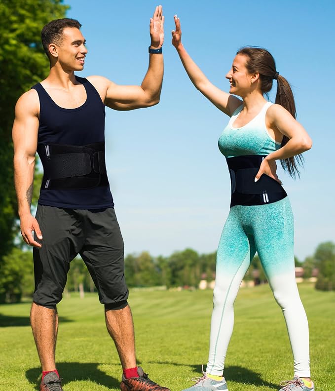 Neoprene Waist Trimmer Ab Belt for Men Waist Trainer for Women Corset Slimming Body Shaper Workout Sauna Sweat Band