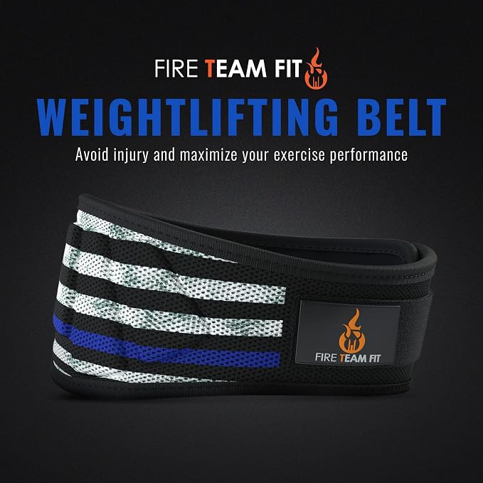 Weight Lifting Belt for Men and Women, 6 Inch, Bodybuilding & Fitness Back Support for Cross Training Workout, Squats, Lunges