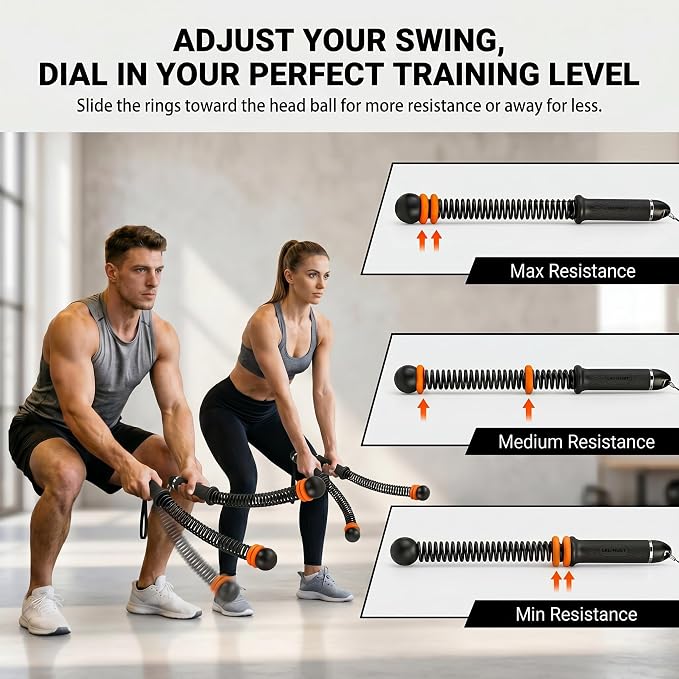 2 PCS Weighted Cordless Battle Ropes for Home Gym | Adjustable Portable Battle Ropes with Storage Bag, Exercise Equipment for Strength Training Men& Women,Black