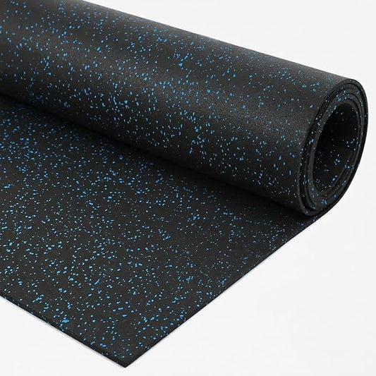 Flooring Inc's 1/4" Thick Tough Rubber Flooring Roll | Flexible Recycled Rubber Floor Mats for Home Gym | Heavy Duty Rubber Mat for Home Gyms, Sheds, Horse Stall Mat or Trailer