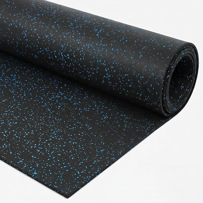 Flooring Inc's 1/4" Thick Tough Rubber Flooring Roll | Flexible Recycled Rubber Floor Mats for Home Gym | Heavy Duty Rubber Mat for Home Gyms, Sheds, Horse Stall Mat or Trailer