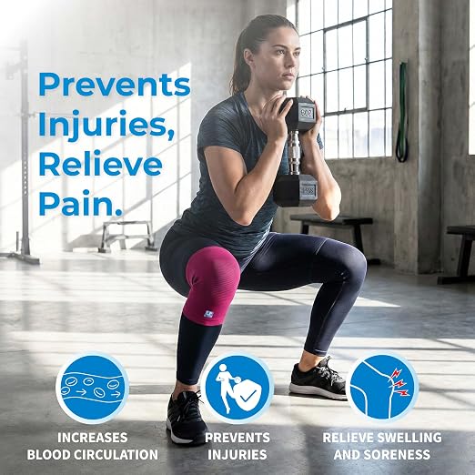 LP 647 Knee Brace For Arthritis Pain, Knee Pain Relief, Injury Recovery - Knee Sleeve For Weightlifting, Basketball, Hiking, Biking, Running, For Men Women (Yellow, XL, 1pcs)