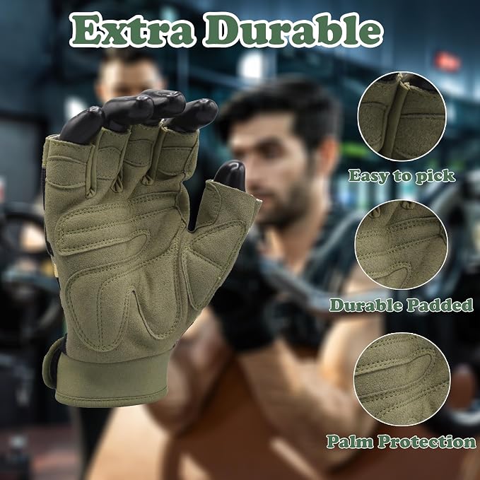 MRX Workout Gloves for Men and Women – Breathable, Snug-Fit Exercise Gloves for Weight Lifting, Cycling, Gym Training & Outdoor Activities