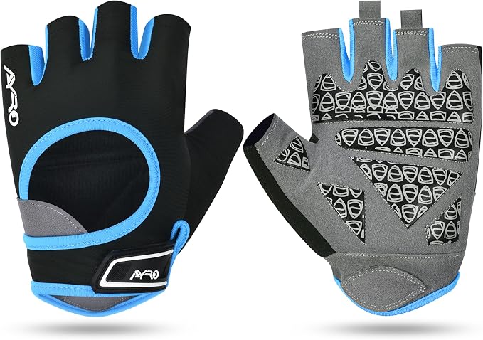 AYRO Breathable Weight Lifting Gloves, Gym Gloves for Men & Women with Extra Grip, Workout Glove for Men with Full Palm Protection, Removal with Durable Closure, for Weightlifting