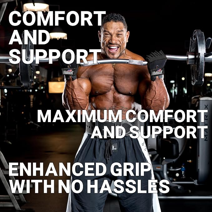 Schiek Sports 715 Premium Gel Lifting Gloves - Exercise Equipment Gloves