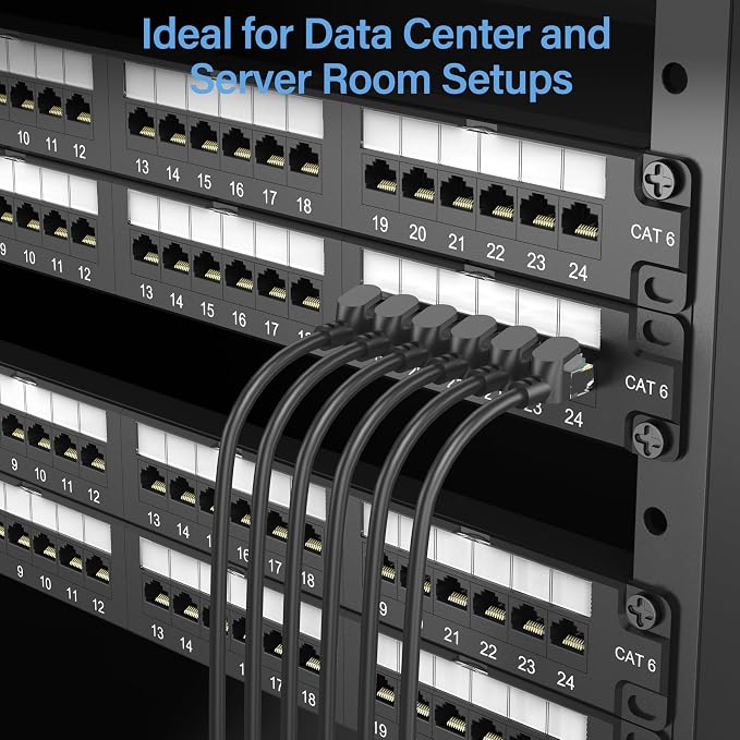 Jadaol 48 Port Patch Panel 10Gbps Rackmount Punch Down Network Panel | 110 IDC, 50μ Gold Plated RJ45 Contacts, PoE/PoE+/PoE++ Compatible, Cat6 2U RJ45 Ethernet Panel for 19-inch Racks/Cabinets