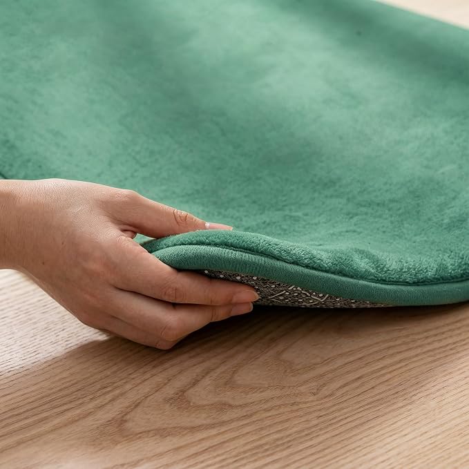 1.3" Thick Play Mat for Baby 50x50 Foam Playmat for Kids Dark Green | Memory Mat for Baby to Play on Floor Waterproof Easy Care with Non-Slip Tummy Time Play Mat for Nursery Playroom Classroom