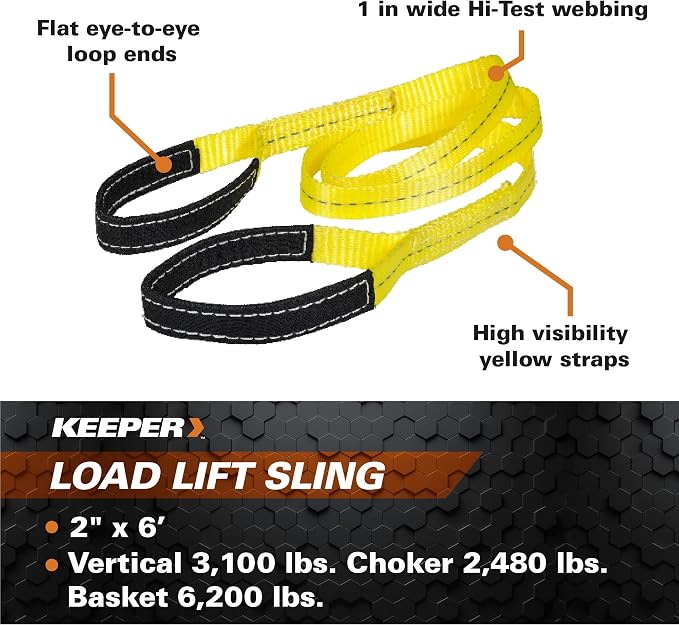 Keeper (02612 6' x 2" Lift Sling