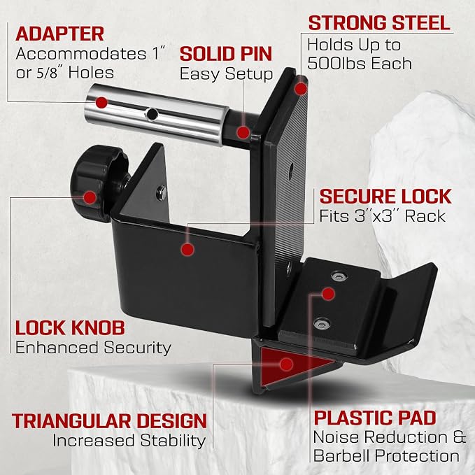 Yes4All Olympic Weight Plate Holder Attachment