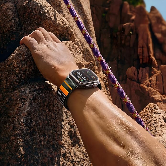 Nylon Sport Ultra 3 Watch Bands for Apple Watch/Ultra 2/1/Series 11/10/9/8/7/6/SE/5/4/3 Men iWatch Bands Men,Elastic Fabric Flag Wristbands Strap for Apple Watch Ultra 3/2/1 49mm 46mm 45mm 44mm 42mm 41mm 40mm 38mm