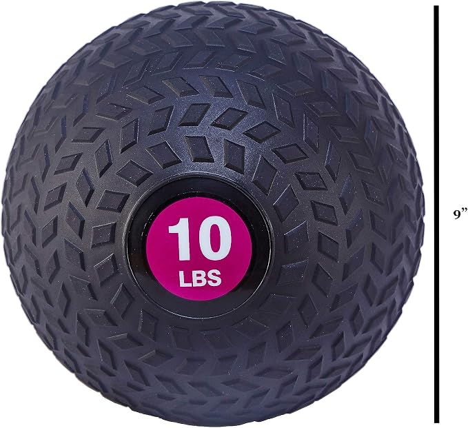 Fitvids Slam Medicine Wall Balls Workout Exercise Fitness Weighted Balls for Cross Training, Strength and Conditioning Exercises, Cardio and Core Workouts