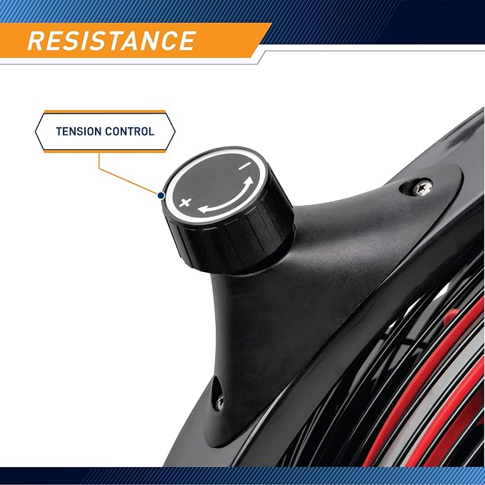 Marcy Air-Resistance Exercise Fan Bike With Dual Action Handlebars