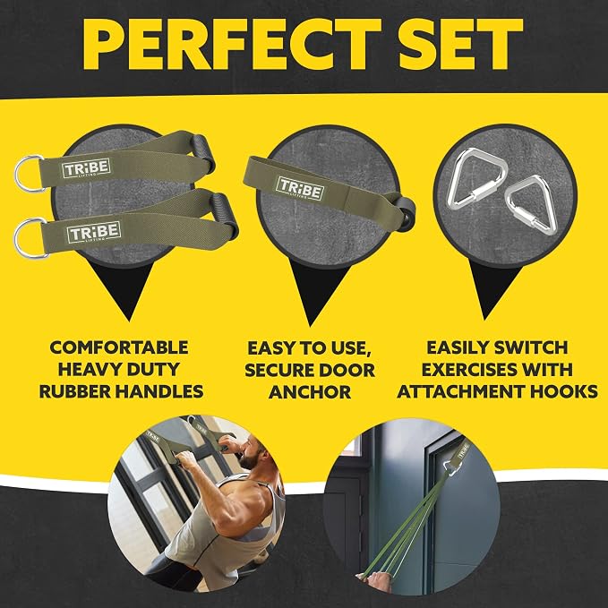 Long Resistance Bands Set, 5 Pull Up Assistance Bands for Working Out | 5 resistance levels, natural latex construction, exercise bands for strength training, stretching and physical therapy