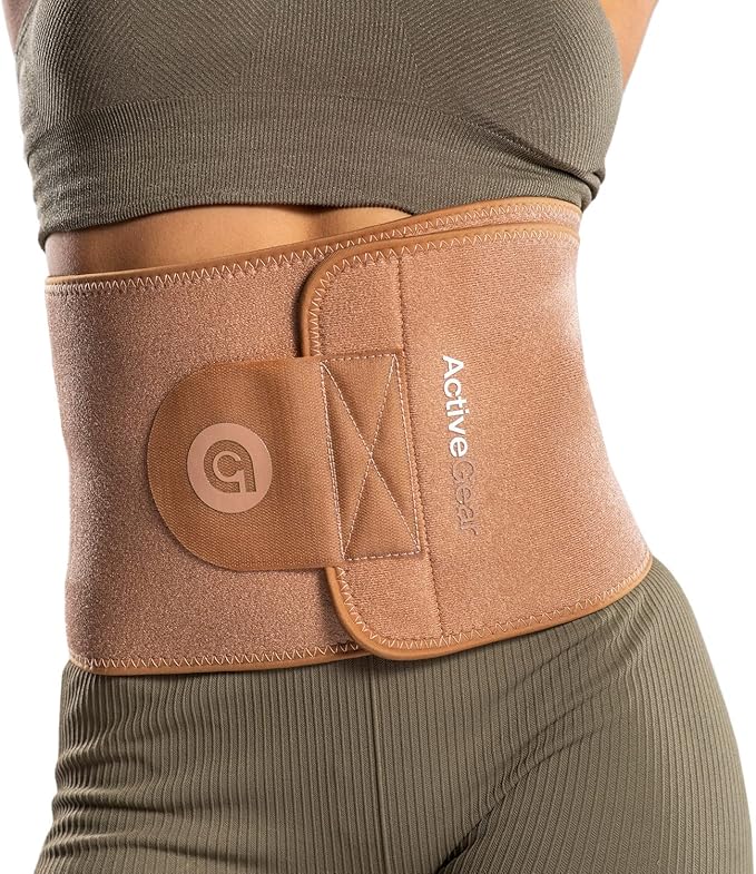 Premium Waist Trimmer & Trainer Belt for Men and Women - Sweat-Enhancing Slimming Wrap for Stomach, Adjustable Fit
