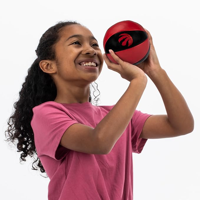 Franklin Sports NBA Toy Basketballs - 2 Pack of Kids Soft Mini Basketballs for Over The Door + Indoor Hoops - NBA Fan Shop