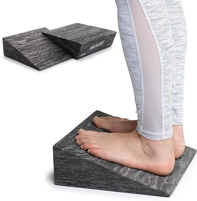 OPTP PRO-Slant – Professional Foam Incline Squat Wedge Pair and Slant Board for Squats- Workout Squat Wedges for Rehabilitation and Stretching of the Calf, Ankle and Foot | Workout squat wedges for rehabilitation and stretching of the calf, ankle and f...