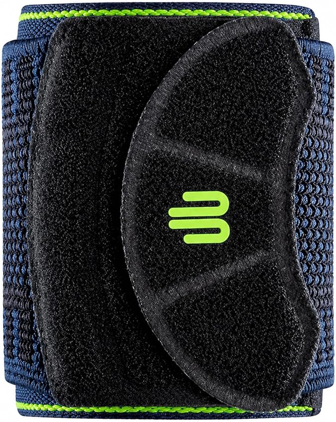 Bauerfeind Sports Wrist Strap - German Engineered Wrist Compression Support for Weightlifting, Crossfit, Tennis, Lifting - Adjustable Tightness Brace with 3D Airknit Fabric - 1 Per Box