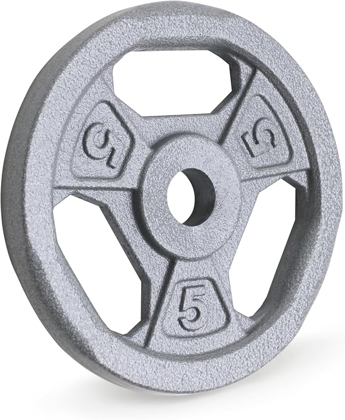 Marcy Cast Iron 5lb 1" Standard Grip Plate - B5G-5505