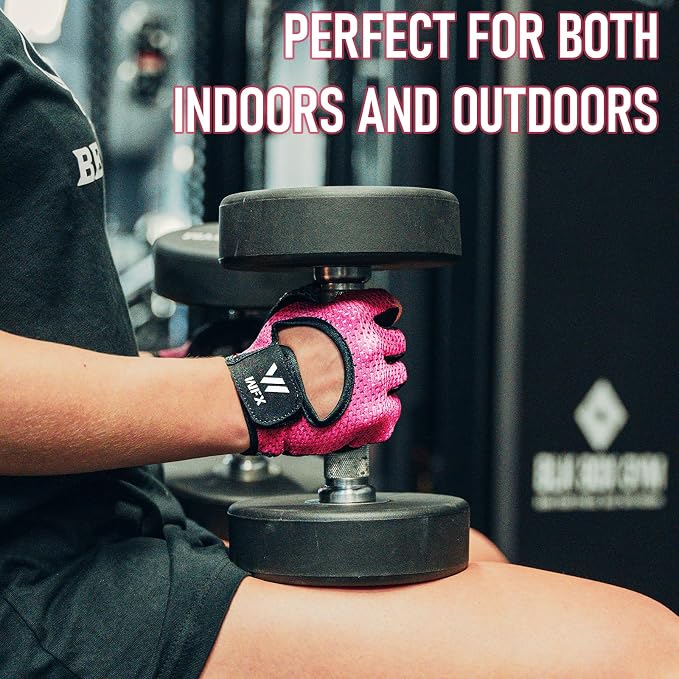 WESTWOOD FOX Weight Lifting Gloves for Men Women Gym Gloves with Wrist Wrap Support for Workout Training Exercise Fitness Hanging, Pull ups for Dumbbell, Cycling