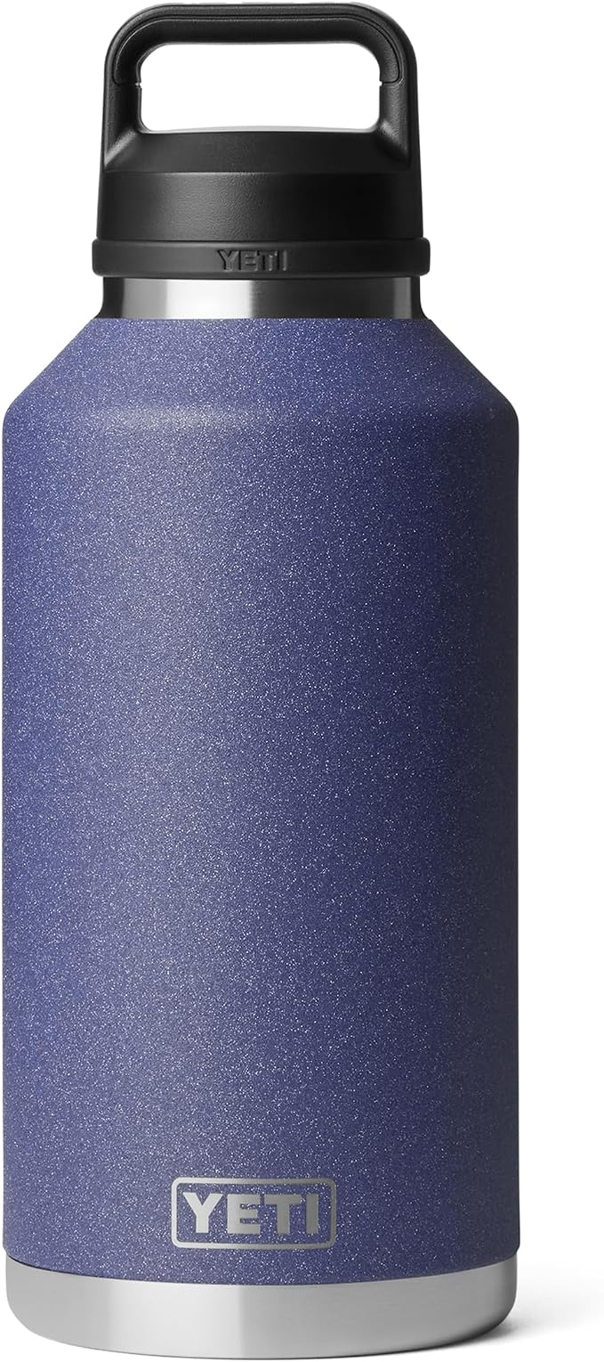 YETI Rambler 64 oz Bottle, Vacuum Insulated, Leakproof, Stainless Steel with Chug Cap, Moon Dust
