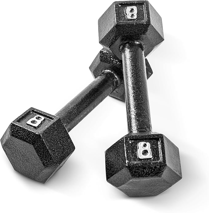 CAP Barbell Cast Iron Hex Dumbbell | Multiple Options
