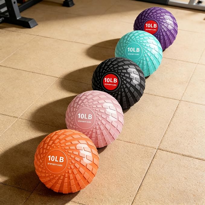 Medicine Ball 8, 10 lbs Slam Ball Weighted Balls for Exercise Strength and Crossfit Workout