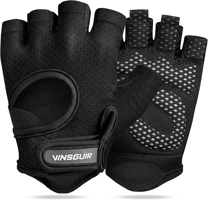 Workout Gloves for Men & Women, Enhanced Grip, Full Palm Protection | Breathable and Durable Gloves for Weight Lifting, Gym Training, Pull Ups, Strength Training and Fitness Workouts