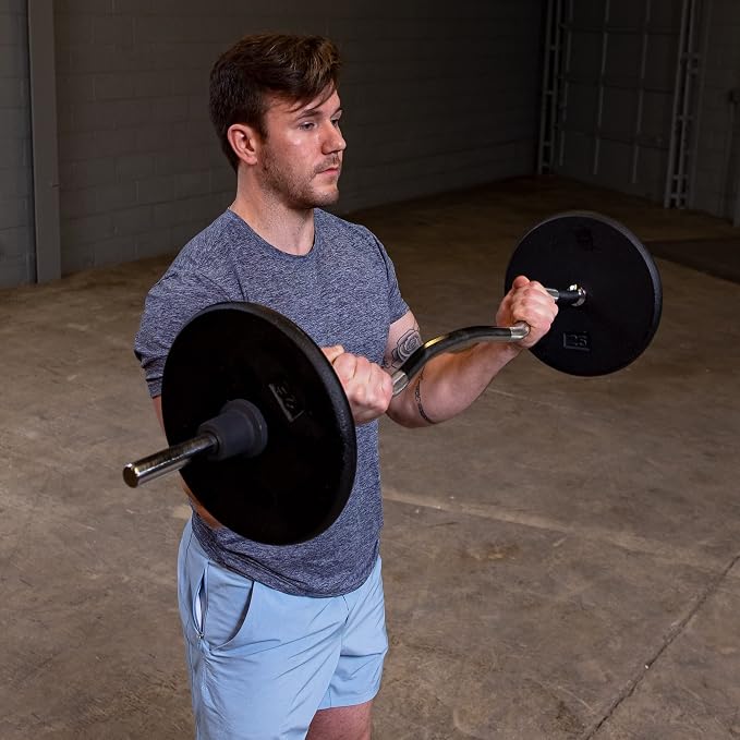 Body-Solid Standard Iron Weight Plate - Perfect for Strength Training, Home Gym, and Barbell Workouts - Fits 1" Bars