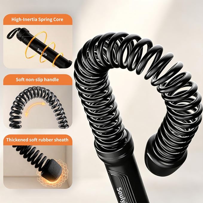 Portable Cordless Battle Ropes – Ideal for Home Gym, Strength Training, Cardio Workouts & Low-Impact Exercise