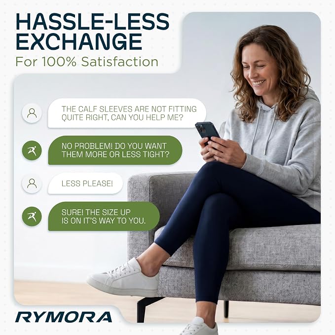 Rymora Calf Compression Sleeves for Men & Women