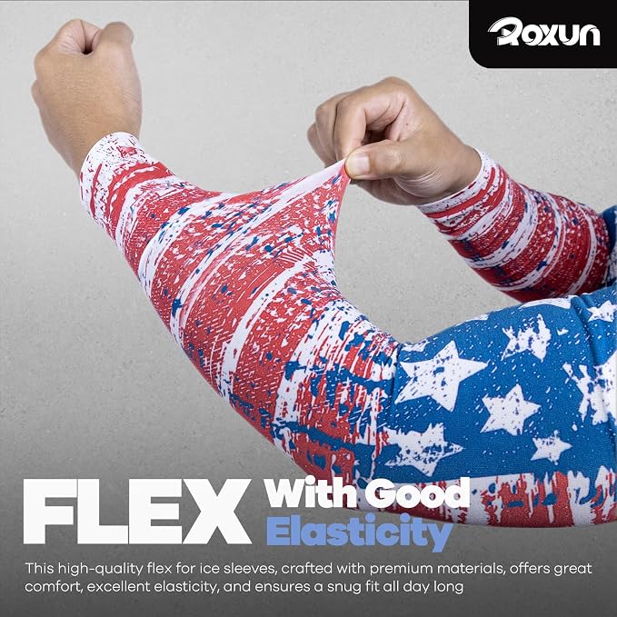 ROXUN Arm Sleeves Cooling UV Sun Protection Sport Compression for Men Women | UPF50,Seamless cover arms,Tattoo-covering,Lightweight & breathable,daily wear,Outdoor work,Basketball Baseball,Mangas